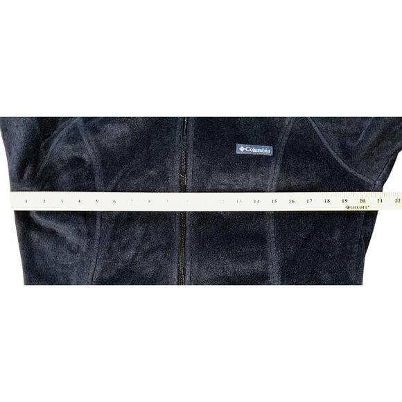 Columbia Benton Springs Full Zip Black Fleece Jacket Women's Large - Picture 3 of 7